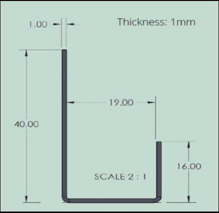 Fibre Cement Cladding Aluminium End Profile - 3mtr Anthracite Grey