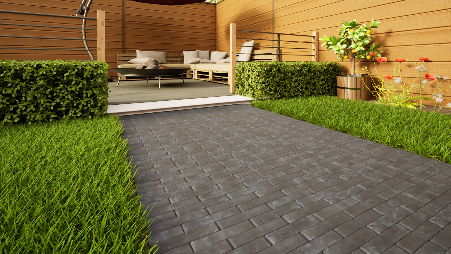 Clay Paving - 204mm x 50mm x 60mm Ancona