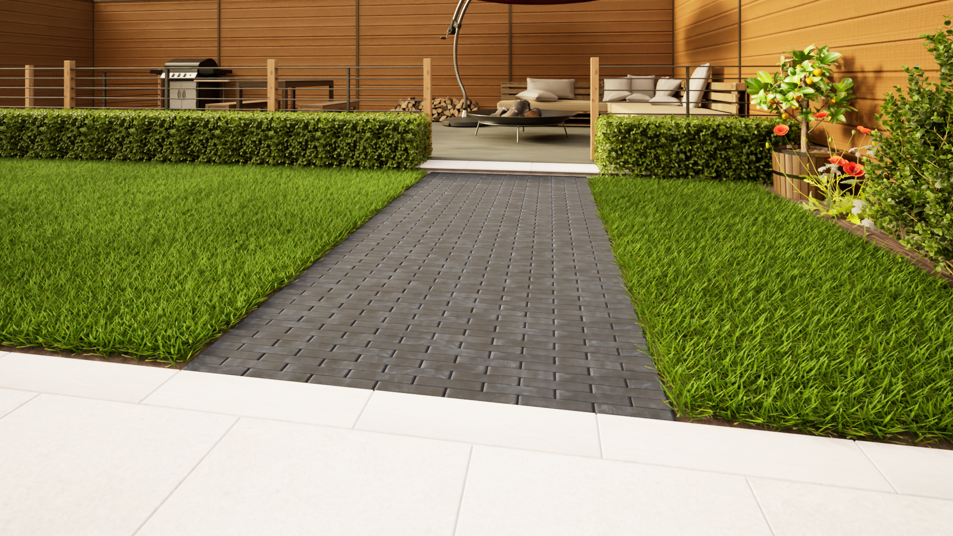 Clay Paving - 204mm x 50mm x 60mm Ancona