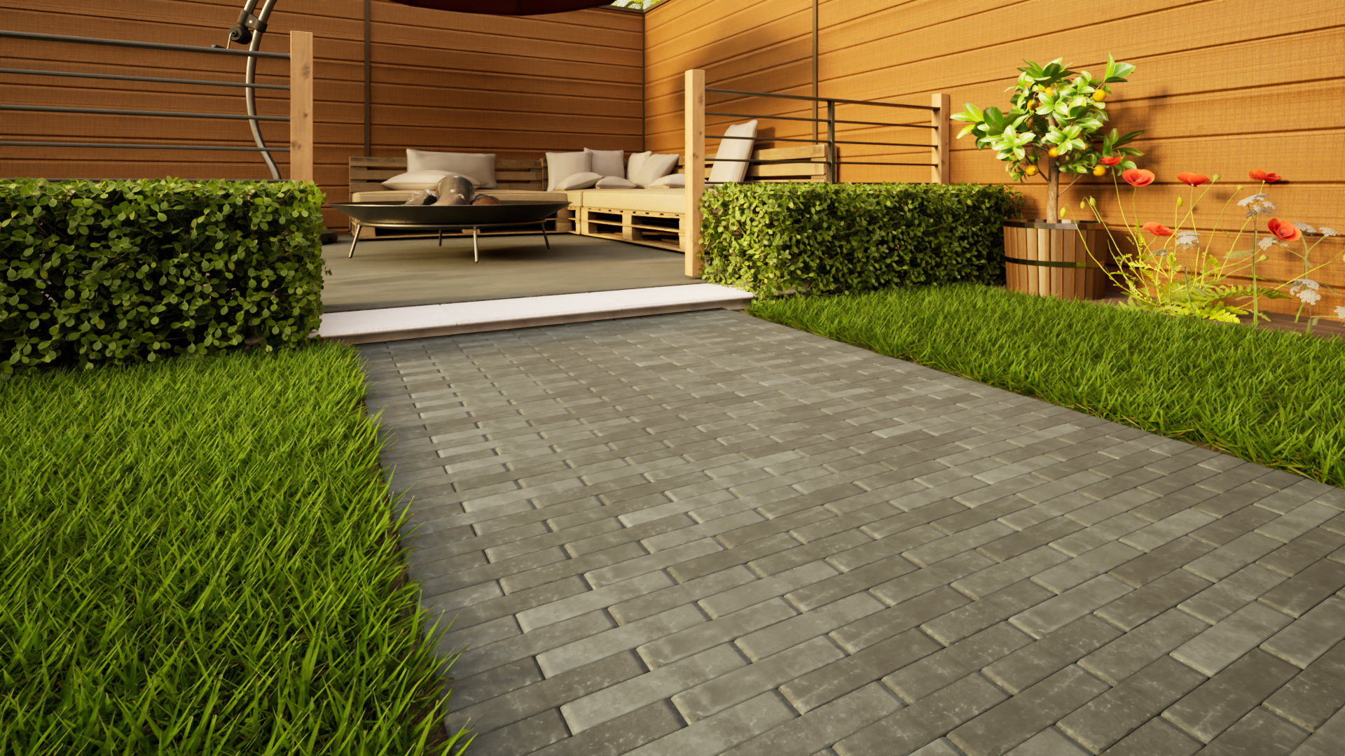Clay Paving - 204mm x 50mm x 60mm Lucca