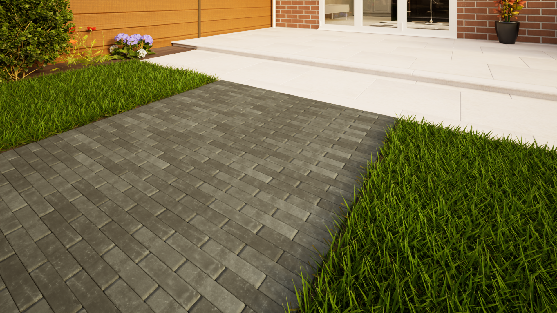 Clay Paving - 204mm x 50mm x 60mm Lucca