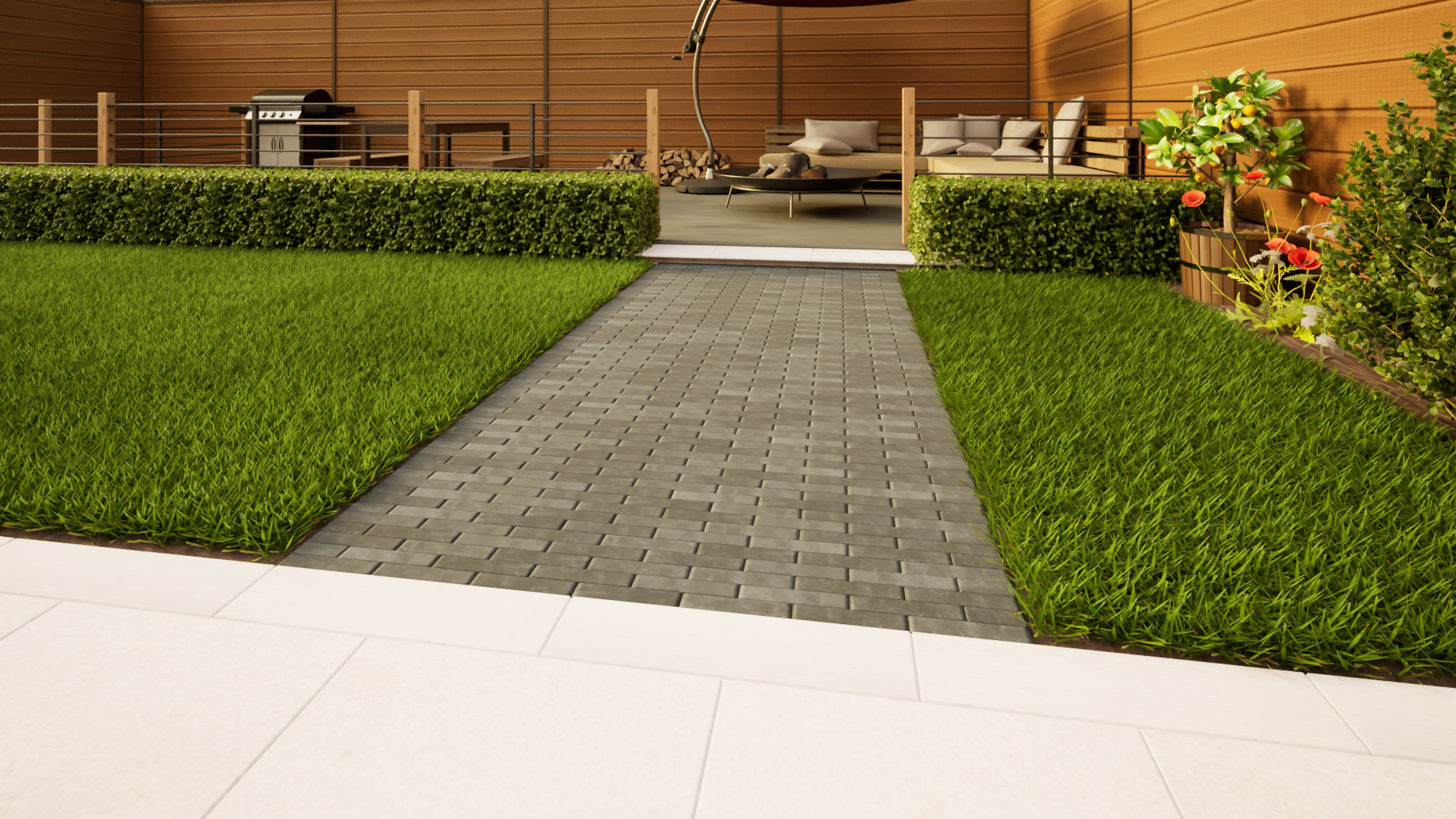 Clay Paving - 204mm x 50mm x 60mm Lucca