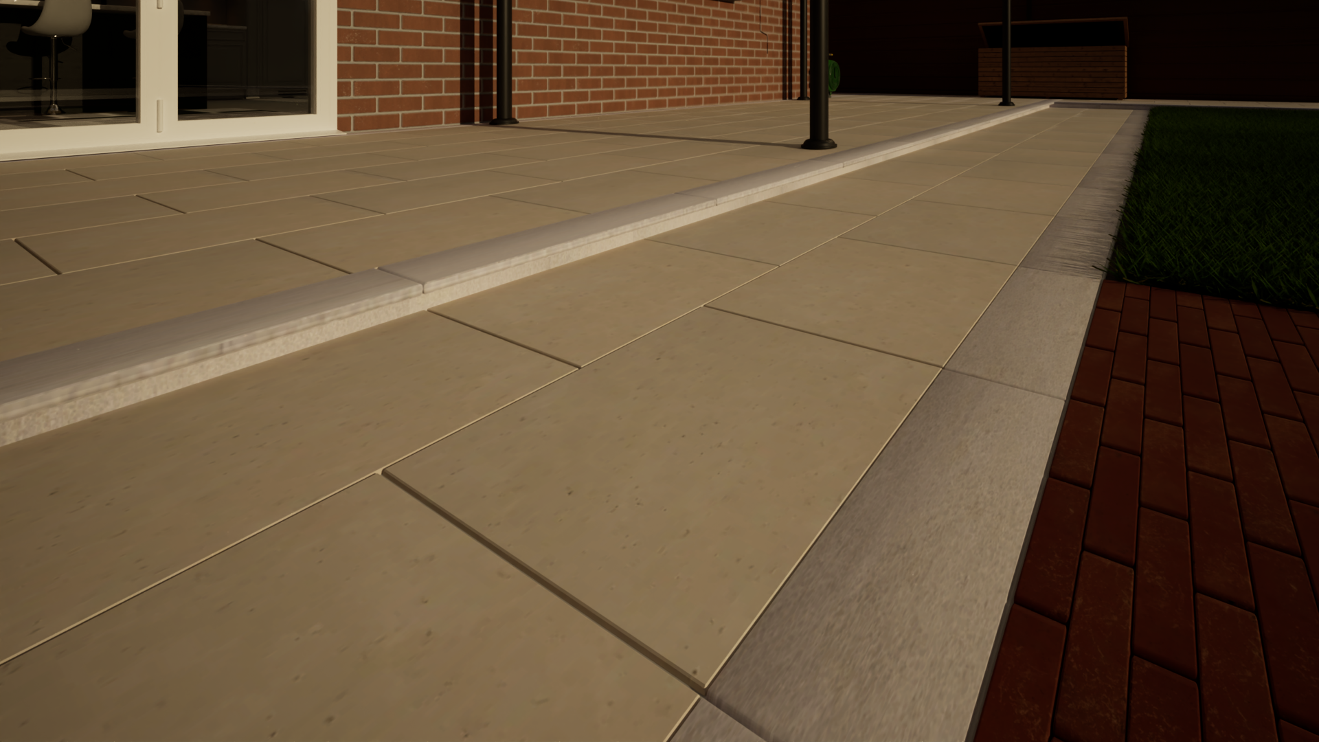 Limestone Paving - 600mm x 600mm x 25mm Egyptian Beige