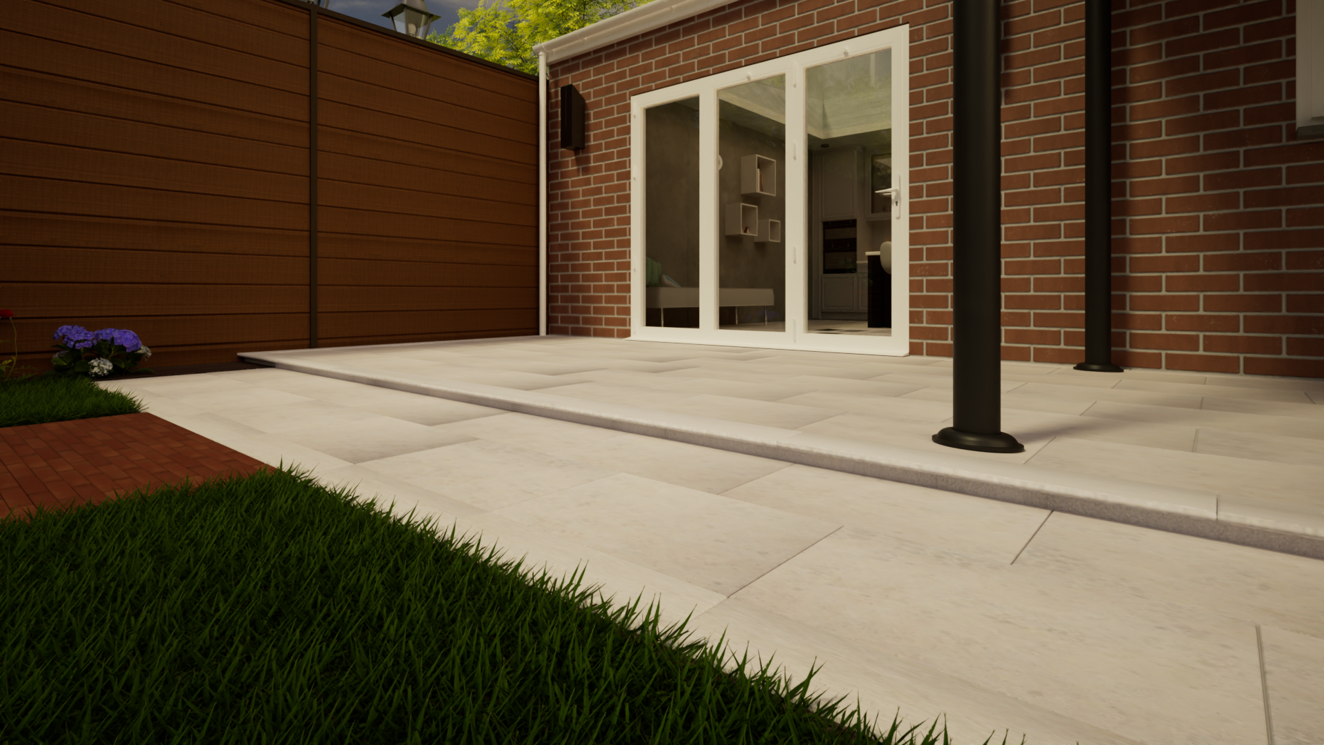 Limestone Paving - 900mm x 600mm x 25mm Jura Grey