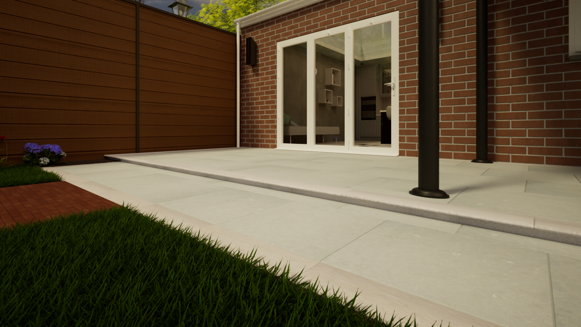 Limestone Paving - 900 x 600 x 25mm Kota Blue