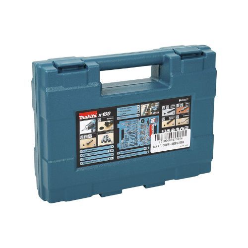 Makita Multi Material Drill & Screwdriver Bits Accessory Set - 100 Pieces