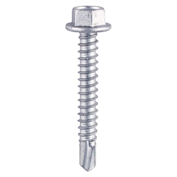 12G (5.5mm) x 25mm - Self Drilling Screw Hexagon Light Section - Bag of 200