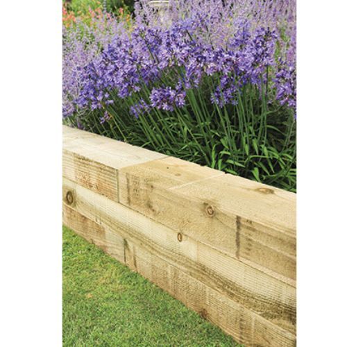 Timber Landscaping Sleeper - 1200mm - Pack of 4