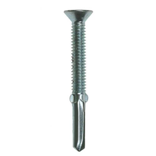 12G (5.5mm) x 109mm - Timber To Steel Winged Heavy Section Self Drilling Screw Termite Phillips Countersunk - Bag of 20