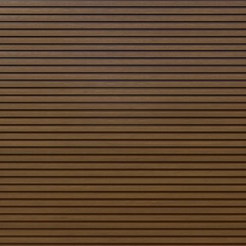 Composite Slatted Cladding - 120mm x 2.5mtr Spiced Oak