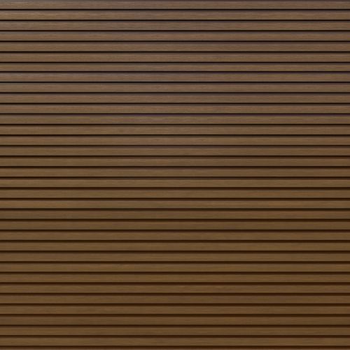 Composite Slatted Cladding - 120mm x 2.5mtr Spiced Oak