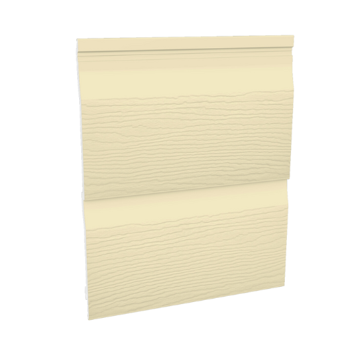 Embossed Double Shiplap Cladding - 333mm x 5mtr Sand - Pack 2