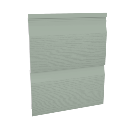 Embossed Double Shiplap Cladding - 333mm x 5mtr Sage Green - Pack 2