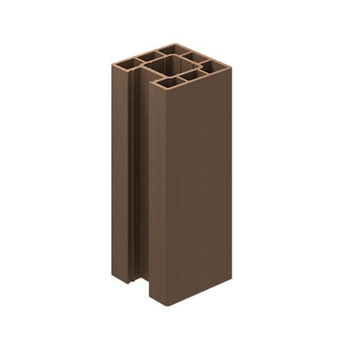 Clarity Composite Fencing End Post - 125mm x 3000mm Walnut