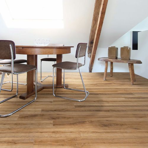 Laminate Flooring Plank - 1261mm x 192mm x 12mm Rustic Mid Oak - Pack of 6