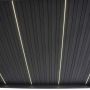 Solar LED Louvre For Titan Pergolas - 3000mm Grey