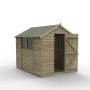 Forest Garden Apex Overlap Shed - 8' x 6'