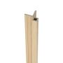 Composite Slatted Cladding Corner Trim - 3.6mtr Light Oak