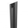 Durapost Cover Strip For U Channel - 2100mm Anthracite Grey