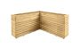 Linear Corner Wooden Planter - 1600mm x 1600mm
