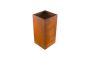 Corten Steel Tall Cube Planter - 300mm x 300mm x 600mm