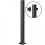 Steel Fortitude Bolt-Down Corner Post With Base Cover Plate - 1155mm x 75mm