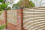 Pressure Treated Contemporary Double Slatted Fence Panel - 1800mm x 1800mm