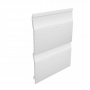 Embossed Double Shiplap Cladding - 333mm x 5mtr White - Pack 2