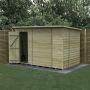 Forest Garden Shiplap Pent Shed - No Window - 10' x 6'