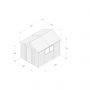 Forest Garden Tongue & Groove Apex Shed - 10' x 8'