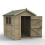 Forest Garden Tongue & Groove Apex Shed - 8' x 6'
