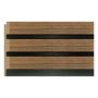 Sulcado Slat Wall Panel Trim - 26.5mm x 2600mm x 12mm Right Hand Trim Natural Oak