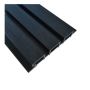Standard Composite Slatted Cladding - 168mm x 5mtr Charcoal