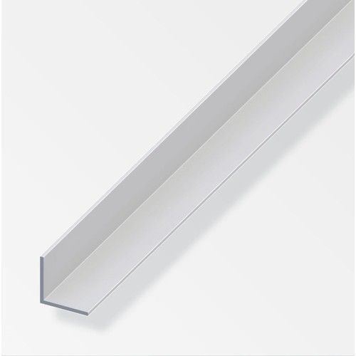 Alfer Aluminium Angle 15mm x 15mm x 1mm x 2mtr - Silver