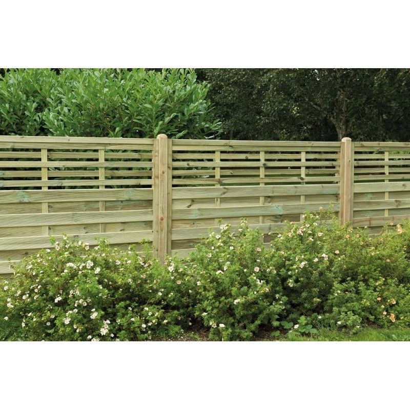 Pressure Treated Decorative Fence Panel - Kyoto - 1800mm x 1800mm