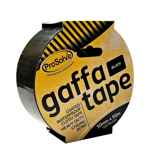 ProSolve Gaffa Tape - 50mm x 50mtr Black