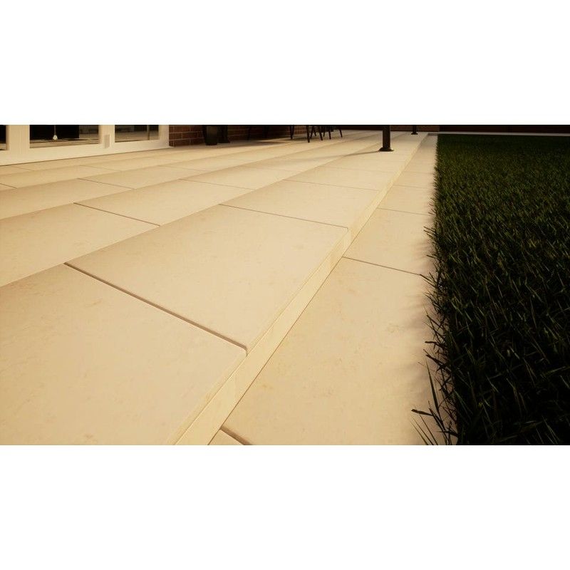 Limestone Paving - 600mm x 600mm x 25mm Jura Beige
