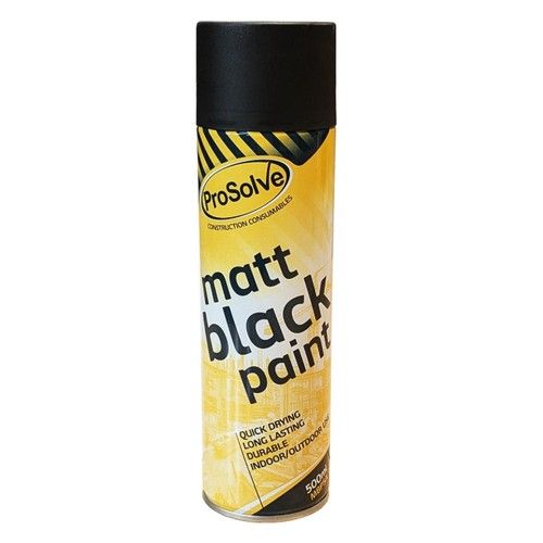 ProSolve All Purpose Acrylic Paint Spray - Black 500ml
