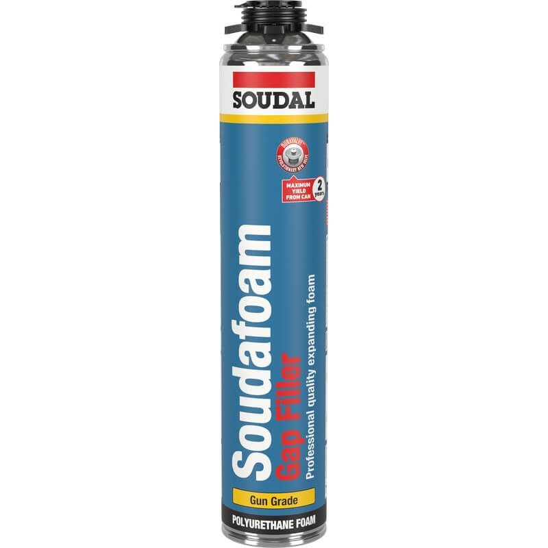 Soudafoam Gap Filler Gun Grade - 750ml Champagne - Pack of 36
