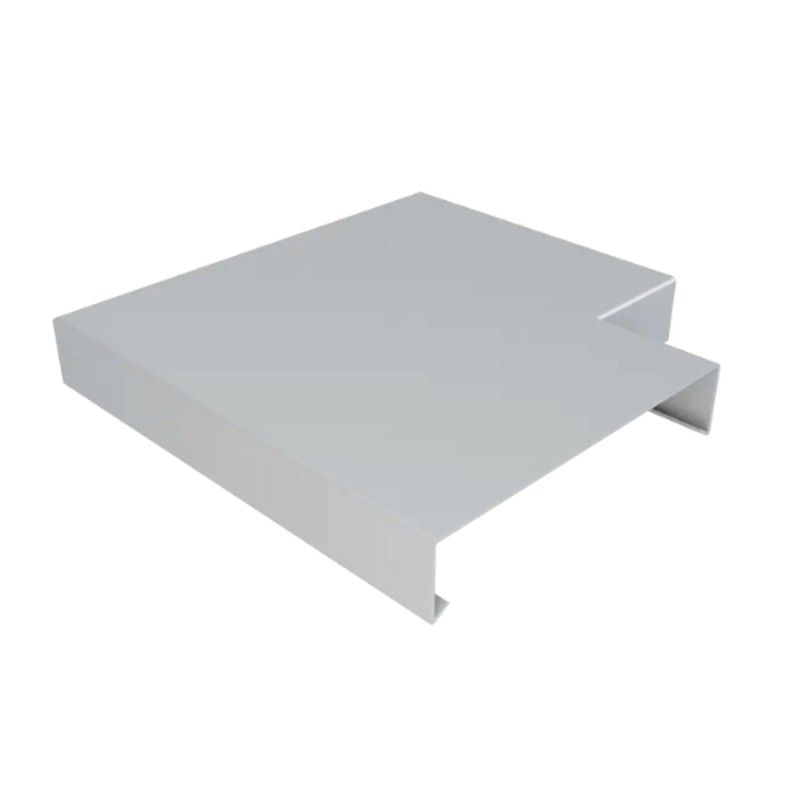 Aluminium Coping for 200-250mm Wall - 90 Degree Angle - 310mm Painted