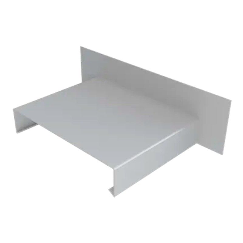 Aluminium Coping Upstand for 141-200mm Wall - 260mm Painted