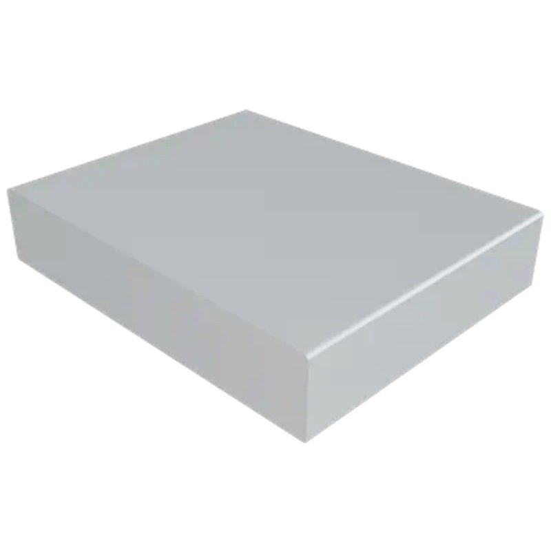 Aluminium Coping Stop End for 241-300mm Wall - 360mm Painted