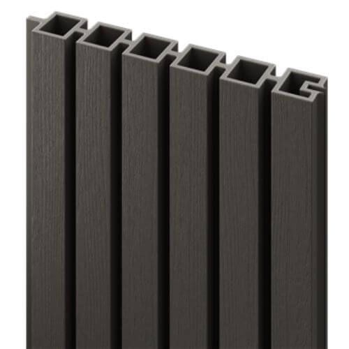 Durapost Urban Slatted Composite Fencing Board - 1830mm Grey - Pack of 2