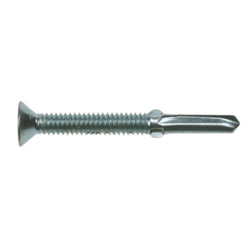 12G x 60mm - Timber To Steel Winged Light Section Self Drilling Screw Termite Phillips Countersunk - Bag of 100