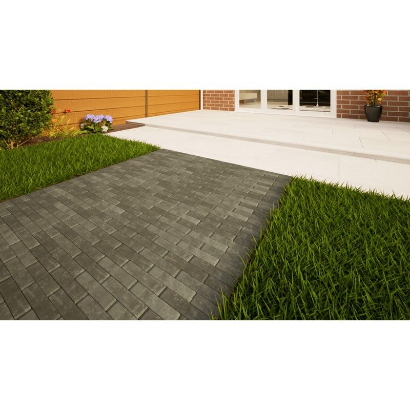 Clay Paving - 204mm x 50mm x 60mm Lucca