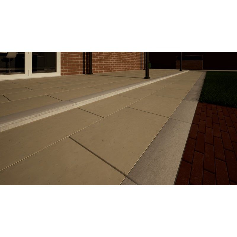 Limestone Paving - 600mm x 600mm x 25mm Egyptian Beige