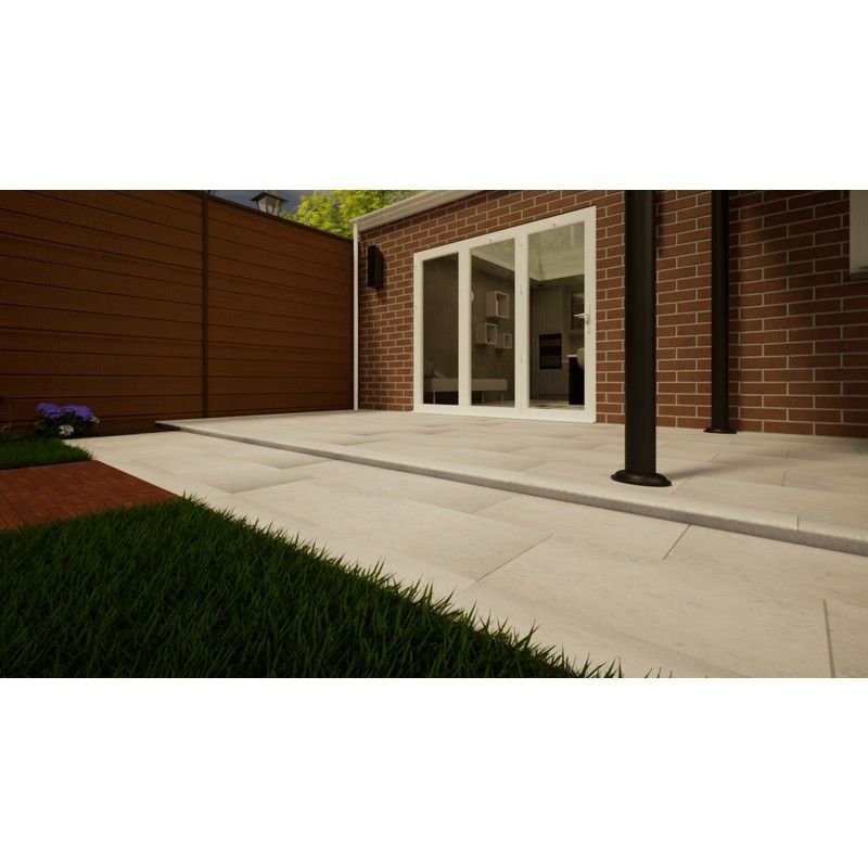 Limestone Paving - 600mm x 600mm x 25mm Jura Grey