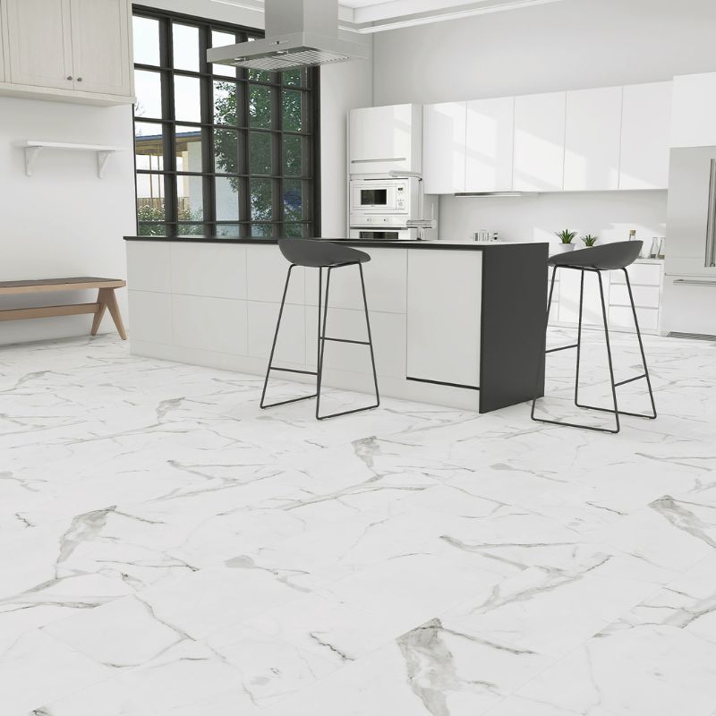 Guardian Click Vinyl Flooring Tiles - 305mm x 610mm Porto Tile - Pack of 8