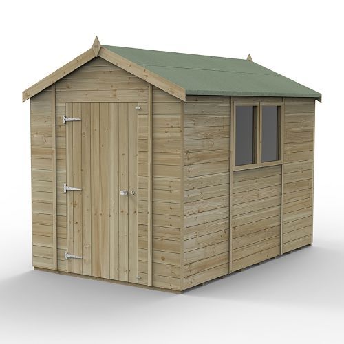 Forest Garden Tongue & Groove Apex Shed - 10' x 6'