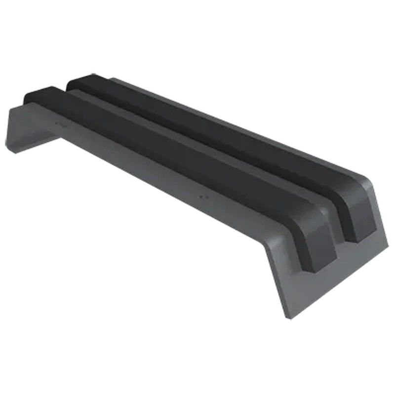 Aluminium Coping Union for 141-200mm Wall - 260mm Anthracite Grey (7016 Matt)